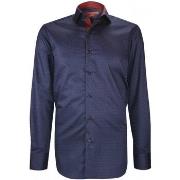 Chemise Andrew Mc Allister chemise cintree tissu a motifs party bleu