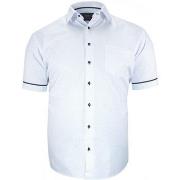 Chemise Doublissimo chemisette forte taille motifs a pois piccoli blan...