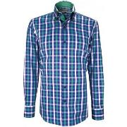 Chemise Emporio Balzani chemise double col a coudieres lorenzo vert