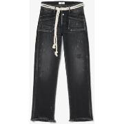 Jeans Le Temps des Cerises Pricilia taille haute 7/8ème jeans destroy ...