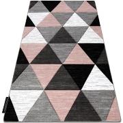 Tapis Rugsx Tapis ALTER Rino triangle rose 180x270 cm