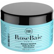 Soins cheveux Rose Baie Ricin Masque Keratine 500Ml