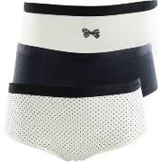 Shorties &amp; boxers DIM 3 Boxers Femme POCKETS STRETCH Noeud