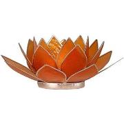 Bougeoirs, photophores Phoenix Import Porte Bougie Fleur de Lotus Oran...