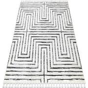 Tapis Rugsx Tapis SEVILLA Z788B labyrinthe, grec blanc / 140x190 cm