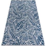 Tapis Rugsx Tapis SIZAL SION Feuilles 22151 tissé à 140x190 cm