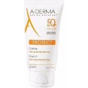 Protections solaires A-Derma Protect Crema Solar Spf50+ Sin Parfum