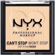 Blush &amp; poudres Nyx Professional Make Up Can't Stop Won't Stop Mat...