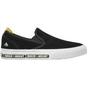 Chaussures de Skate Emerica WINO G6 SLIP-ON X INDEPENDENT BLACK