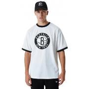 Debardeur New-Era Tee shirt Basket Ball Brooklyn Net blanc 6035710