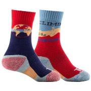 Chaussettes enfant Thyo Lot de 2 paires de chaussettes rando en coton ...