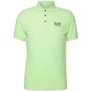 T-shirt Ea7 Emporio Armani Polo EA7 8NPF04 PJM5Z Uomo Verde Fluo
