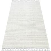 Tapis Rugsx Tapis SEVILLA PC00B rayures blanc Franges berbère 180x270 ...