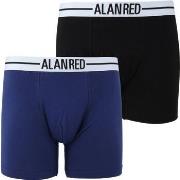 Caleçons Alan Red Lot de 2 Boxer-shorts Bleu Foncé