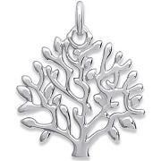 Pendentifs Brillaxis Pendentif arbre de vie argent rhodié