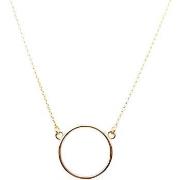 Collier Brillaxis Collier motif cercle or jaune