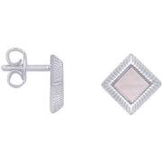 Boucles oreilles Saunier Boucles d'oreilles marqueterie argent