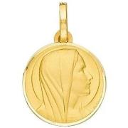 Pendentifs Brillaxis Médaille Vierge profil droit or 18 carats