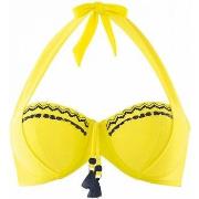 Maillots de bain Brigitte Bardot Haut de maillot balconnet jaune/marin...