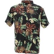 Chemise Superdry Vintage hawaiian s/s shirt black