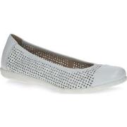 Ballerines Caprice white nappa casual closed ballerinas