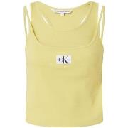 T-shirt Calvin Klein Jeans Debardeur Ref 60233 KCQ Jaune