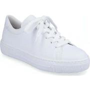 Baskets basses Rieker white casual closed sport shoe