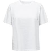Sweat-shirt Only T-Shirt S/S Tee -Noos - White