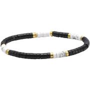 Bracelets Sixtystones Bracelet Perles Heishi 4mm Agate Noire -Small-16...