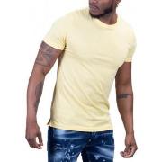 Debardeur Uniplay Tee shirt homme jaune Oversize UP-BT128 - XS