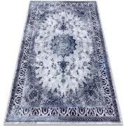 Tapis Rugsx Tapis lavable MIRO 51822.812 Rosette, cadre antidà80x150 c...