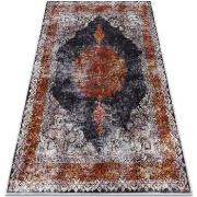 Tapis Rugsx Tapis lavable MIRO 51186.808 Rosette, cadre antidà80x150 c...