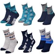 Chaussettes enfant Jaws Pack de 6 Paires 5287