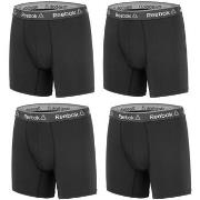 Boxers Reebok Sport Pack de 4 Boxers Noirs Microfibre S