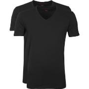 T-shirt Levis T-Shirt Col-V Noir Lot de 2