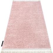 Tapis Rugsx Tapis BERBER 9000 rose Franges berbère marocain 80x150 cm