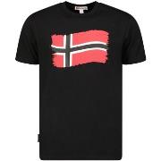 T-shirt Geographical Norway SX1078HGN-BLACK
