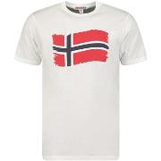 T-shirt Geographical Norway SX1078HGN-WHITE
