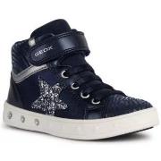 Baskets enfant Geox SKYLIN LUMINEUSE NAVY SILVER