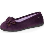 Chaussons Isotoner Chaussons ballerines Femme Aubergine