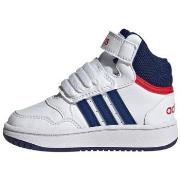 Baskets enfant adidas CHAUSSURES HOOPS MID 3.0 AC I BEBE - FTWWHT VICB...