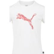 T-shirt enfant Puma TEE SHIRT ESS+ G - WHITE - 176