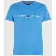 T-shirt Tommy Hilfiger T-Shirt logo poitrine bleu coton bio