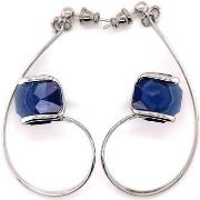 Boucles oreilles Andrea Marazzini Boucles longues octagon dark blue