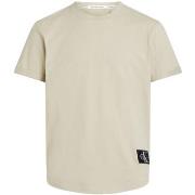 T-shirt Calvin Klein Jeans T shirt homme Ref 60954 Beige
