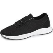 Baskets Isotoner Baskets Confort Homme slip-on lacets Noir