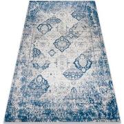 Tapis Rugsx Tapis lavable ANDRE 1819C Rosette, vintage antidé 120x170 ...