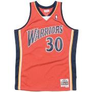 T-shirt Mitchell And Ness Maillot NBA Stephen Curry Gold