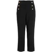 Pantalon Vila Trousers Winnie Wide 7/8 - Black