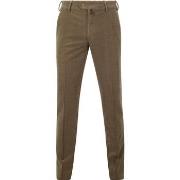 Pantalon Meyer Pantalon Roma Laine Corduroy Vert Olive